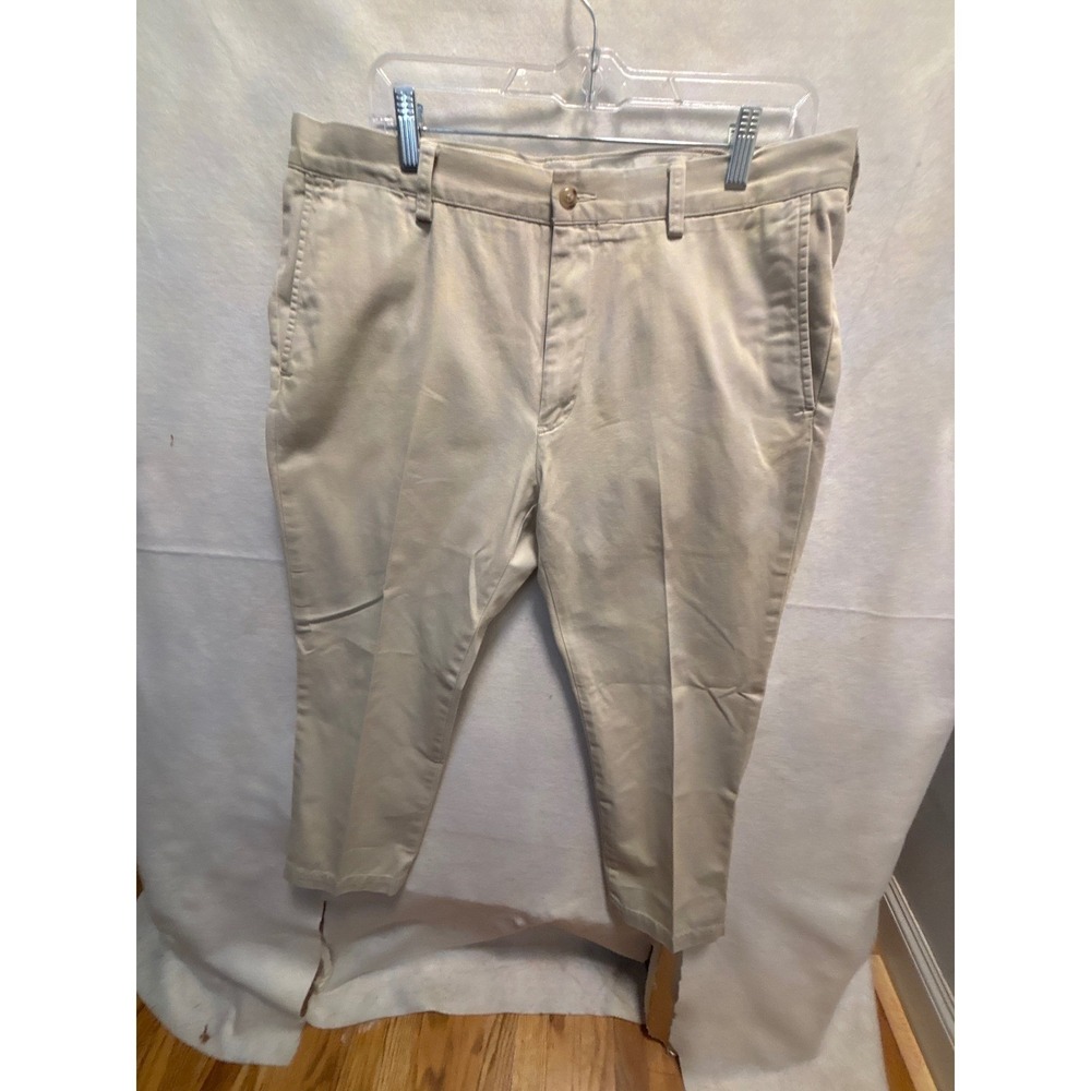 Polo Ralph Lauren Slim Fit Chino Pants Mens 36x30 Tan Khaki Flat Front Trousers